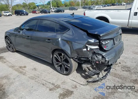 2023 Audi S5 Sportback Premium Plus Tfsi Quattro Tiptronic из США, поврежденный, VIN WAUC4CF56PA066589